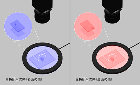 水晶振動子の傷検査
