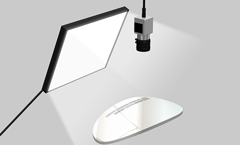 サイドミラー上の文字検査