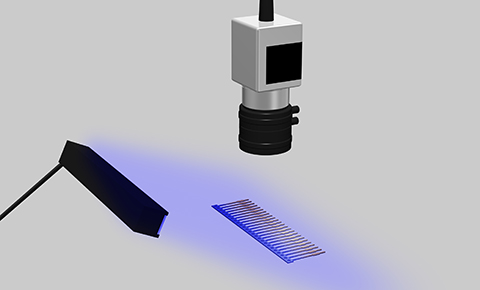 リード部品のメッキ検査