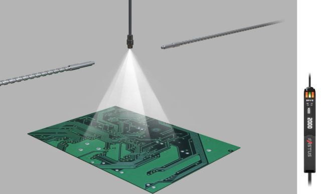 スプレーノズルの噴霧確認