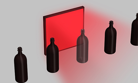 茶色ビンの外観検査