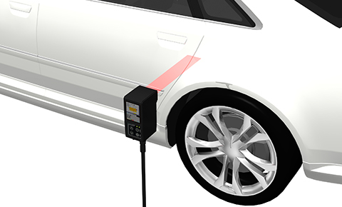 自動車のドア隙間・段差検査