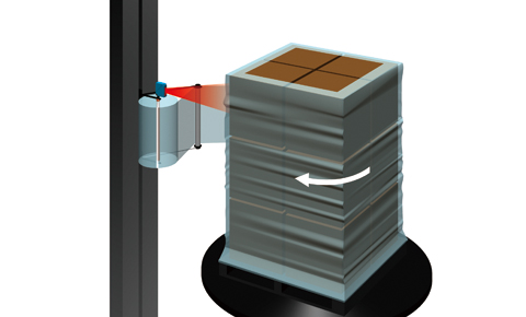 ラッピングマシンの高さ検出