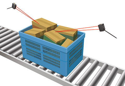 コンテナのカートン満杯検出