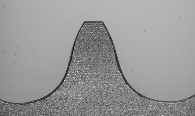 ○ 同軸照明（白背景）