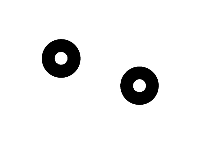 改善後（白背景＋偏光フィルタ／二値化画像）