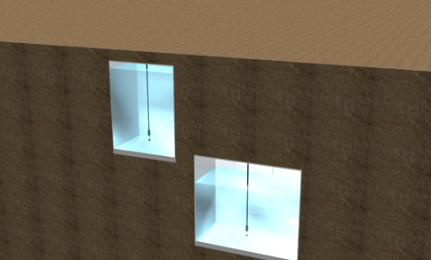 地下タンクの水位測定