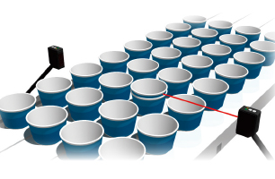 アイスクリーム容器の重なり不良