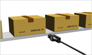 カートンの賞味期限の印字検査
