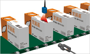 バーコードデータと印字データの照合検査
