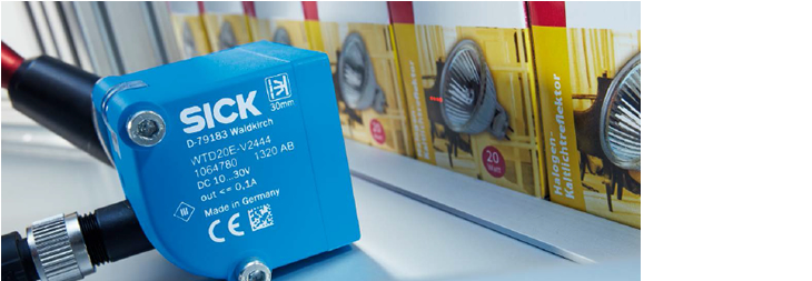 隙間なく搬送される箱でも1箱ごとに出力