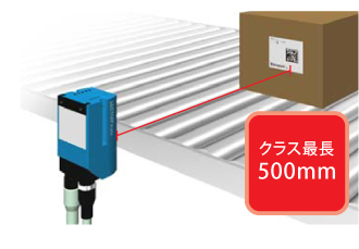 クラス最長500mm