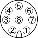 コネクタケーブル側