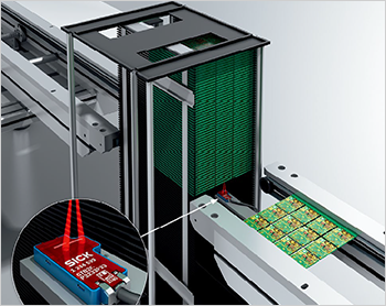 マガジン内での基板有無検出