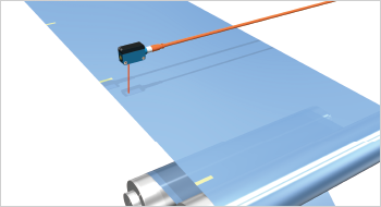 ピロー包装機でのマーク検出