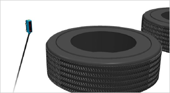 黒ゴムワークの検出