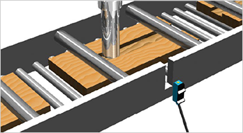 すき間からの検出