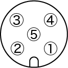 コネクタケーブル側