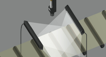 不織布の外観検査・蛍光灯の置き換え