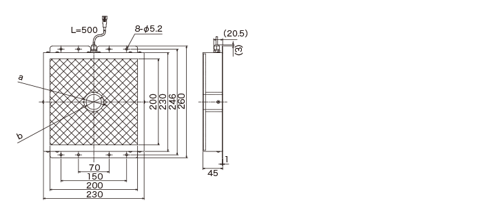 OPSM-E200X200_-24VCOD45/-24VCOD65