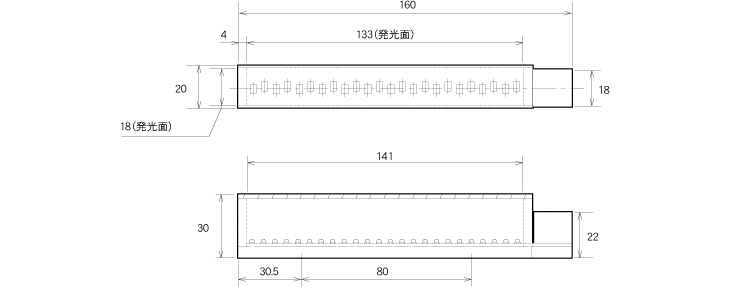 OPDB-133×18RGB-DF60