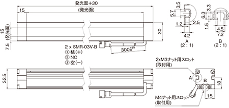 OPLT-1100B オプテックスFA(OPTEX) ＯＰＴＥＸ　ショウメイ OPLT-1100B 明るさ管理の新技術 : 高輝度センシングバー照明 - OPB-Xシリーズ