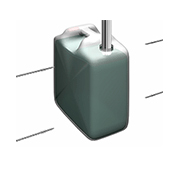 半透明容器内の液体レベル検出